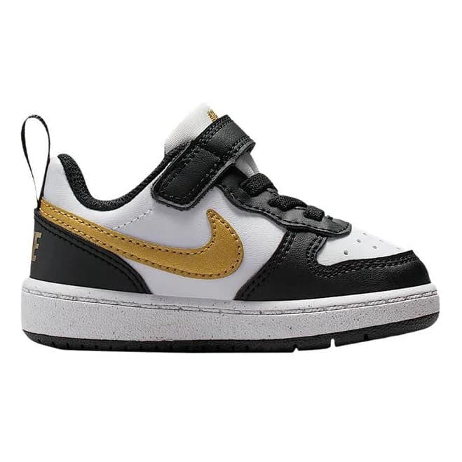 Nike Court Borough Low Recraft TD 'Black White Metallic Gold' | Infant Size 9