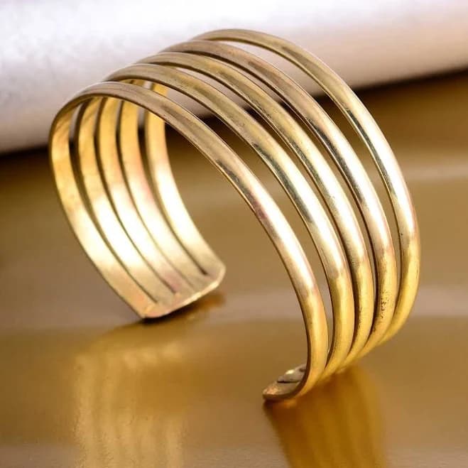 Wide Cuff Chunky Statement Bangle Bracelet