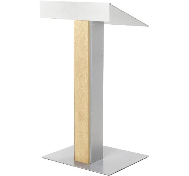 Y55 Lectern Customizable with Mic, Lamp, Wheels & More