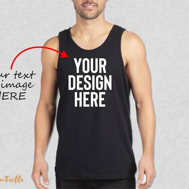 Personalized Cotton Muscle Tank