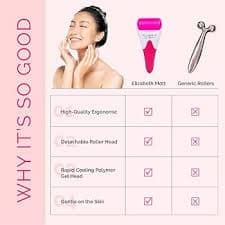 Amazon.com: Elizabeth Mott Ice Roller for Face & Eyes Cooling Facial Massager to Reduce Puffiness Under-Eye Bags & Swelling Tighten Pores Boost Circulation Soothe Irritation, Numb Pain for Women and Men :
