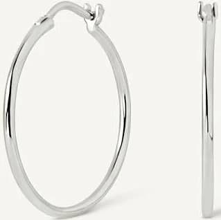 Sterling Silver Endless Hoop Earrings