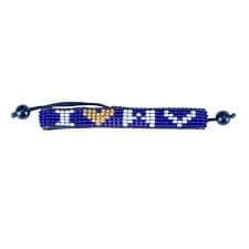 I Love West Virginia Beaded Bracelet – Adjustable Beaded String Bracelet, Handmade Boho Jewelry, Patriotic Gift for Women & Men - Walmart.com