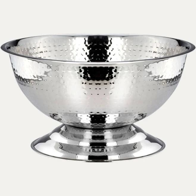 Silver Stainless Steel Champagne Cooler Bucket Ø40cm by Mariaida Home