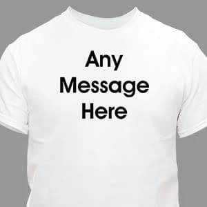 Personalized Block Font T-Shirt