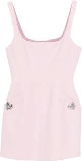 Blumarine Square-Neck Mini Dress