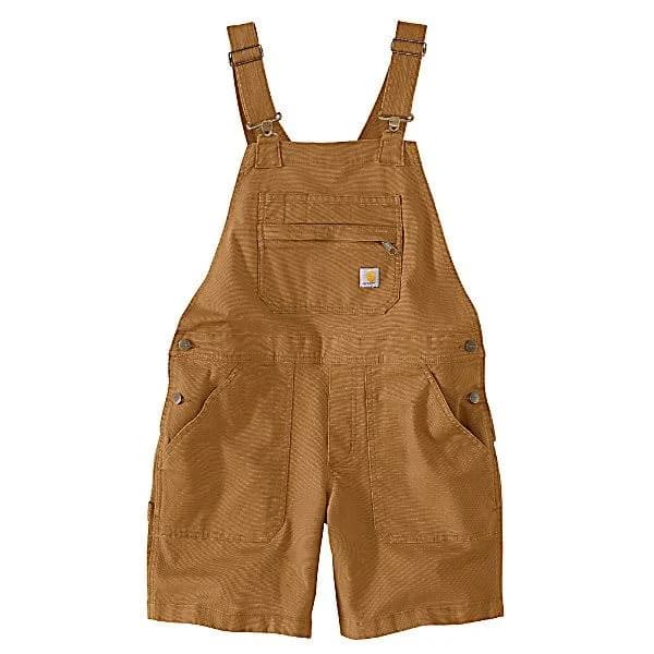Carhartt Women's Rugged Flex Relaxed Fit Canvas Shortall