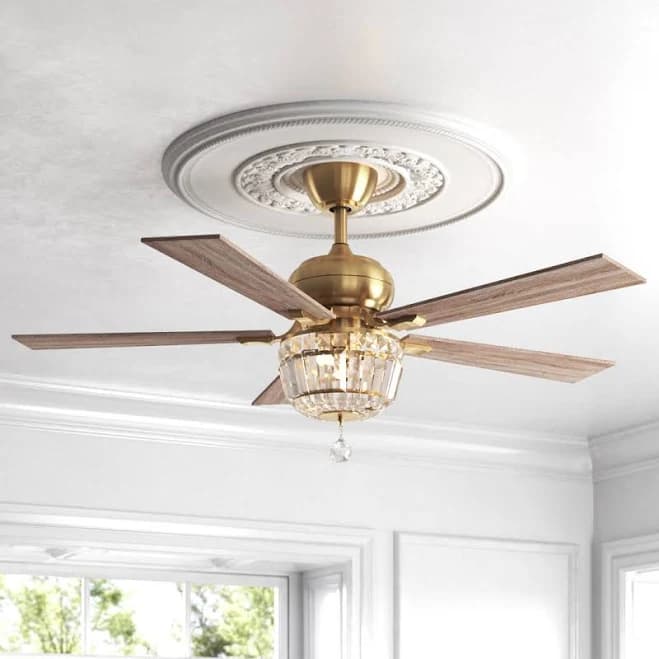 Amboise 52'' Ceiling Fan with Light Kit Kelly Clarkson Home