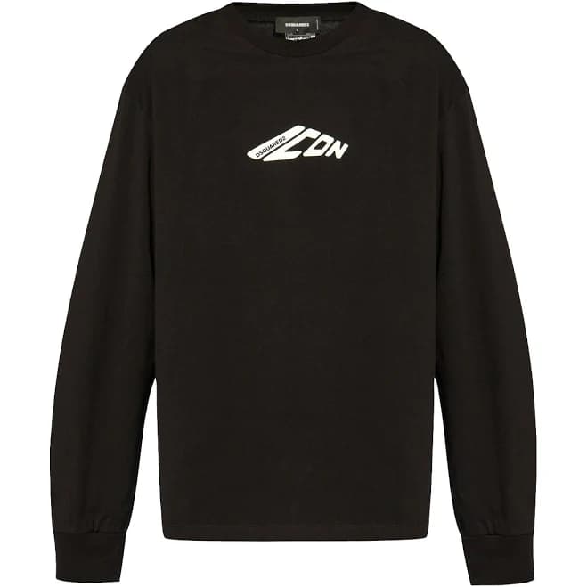 Dsquared2 Men's Logo-Printed Long-Sleeved T-Shirt