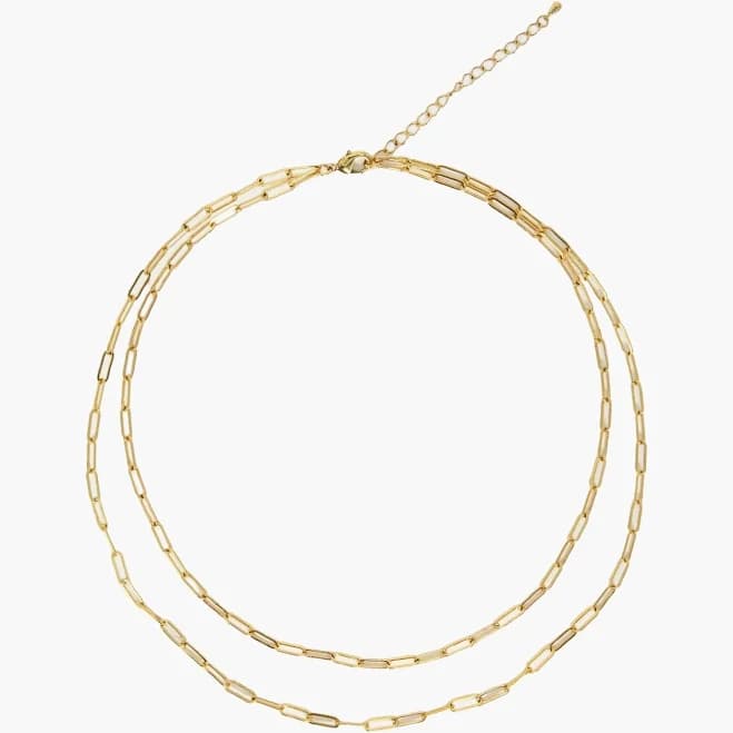 Layered Link Necklace