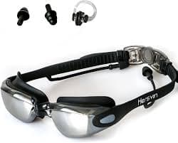 Hersvin Myopic Myopic Swimming Goggles (0 to -8.0), Myopic UV400 Anti-fog Goggles with Removable Nose Bridge for Men Adults Women Children (Black, -1.5) : Amazon.com.be: Sports & Outdoors