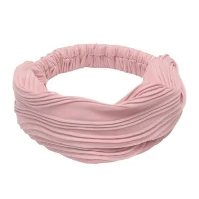 Women's Wide Solid Texture Headband
