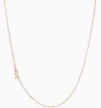 Gorjana 14K Gold Alphabet Necklace
