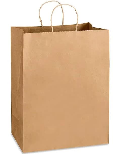 uline Paper Shopping Bags