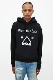 Off-White // X Dover Street Market Black Watch Yourself Hoodie – VSP Consignment