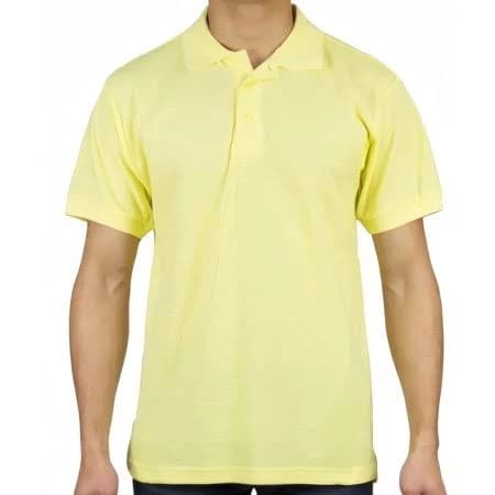 Men’s Uniform Polo Shirt, Short Sleeve Classic Fit Pique Shirt with Ribbed Collar for Work or Everyday Style