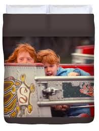 A ride on the Scrambler Acrylic Print by Lawrence Christopher - LAWRENCE CHRISTOPHER Official Website