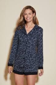 Cosabella Printed Long Sleeve Top and Boxer AMOBP9645 - Walmart.com