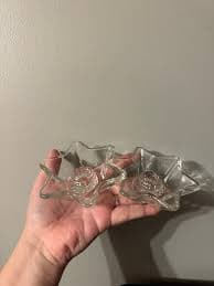 Glass Star Candle Stick holders Like new | Mercari