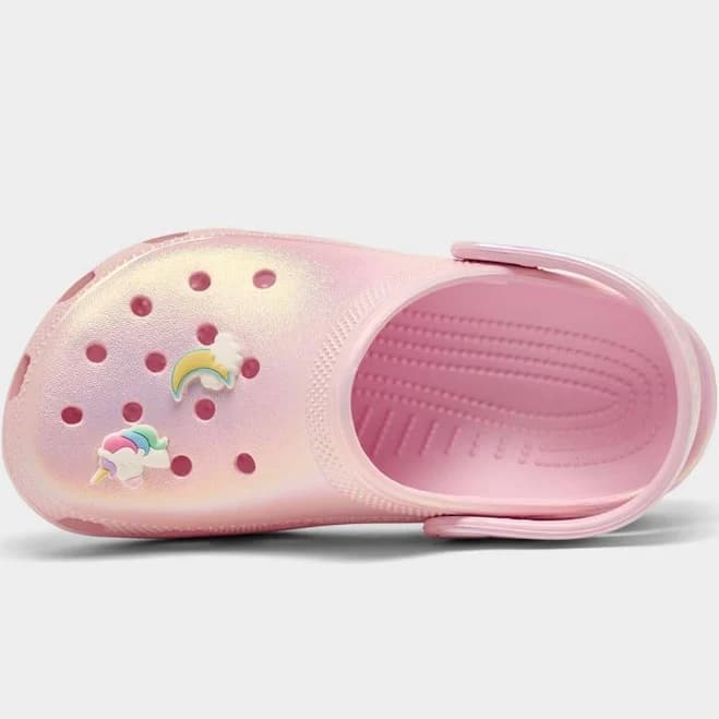 Girls' Little Kids' Crocs Unicorn Classic Clog Shoes Pink Multi