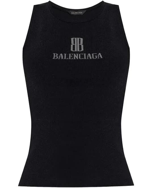 Balenciaga Women's Logo Tank Top
