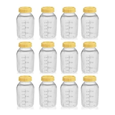 Medela Breastmilk Collection Storage Feeding Bottle Set with Lid