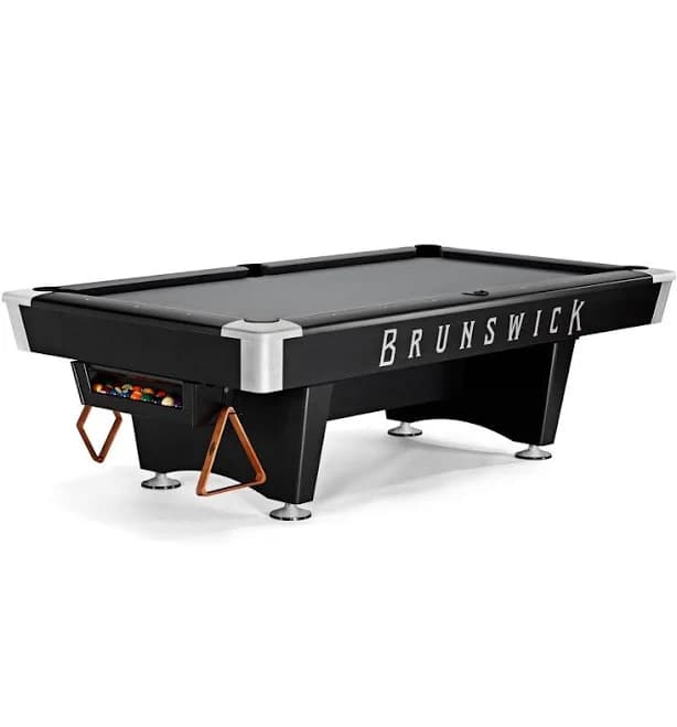 Brunswick Billiards Black Wolf PRO Pool Table, 9 Foot / Drop Pocket
