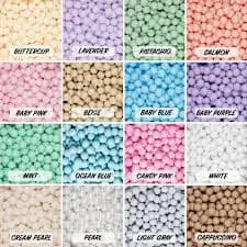 Balls for ballpit , Pastel Colors - 2,76" (7 cm), Plastic balls, non-toxic, soft ball pit child, toddler gifts, activity toy, soft play
