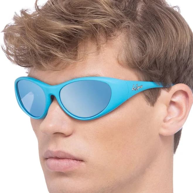 Le Specs Dotcom Oval Sunglasses