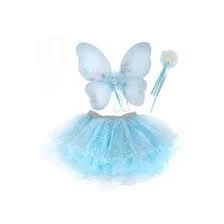 Iridescent Celestial Fairy Wings with Tutu & Wand Size 4-6