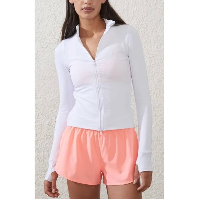 Cotton On Women's Active Core Zip Through Long Sleeve