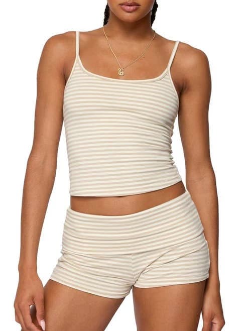 Edikted Women's Kodi Striped Tank Top