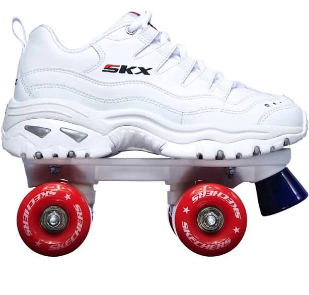 SKECHERS Women's Energy 4 Wheelers Leather Sneakers