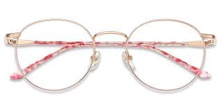 Unisex full frame metal eyeglasses | Firmoo.com