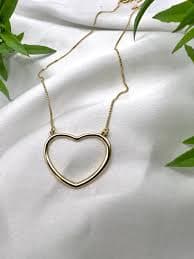 Basic open heart necklace – Cris Agostini Jewelry