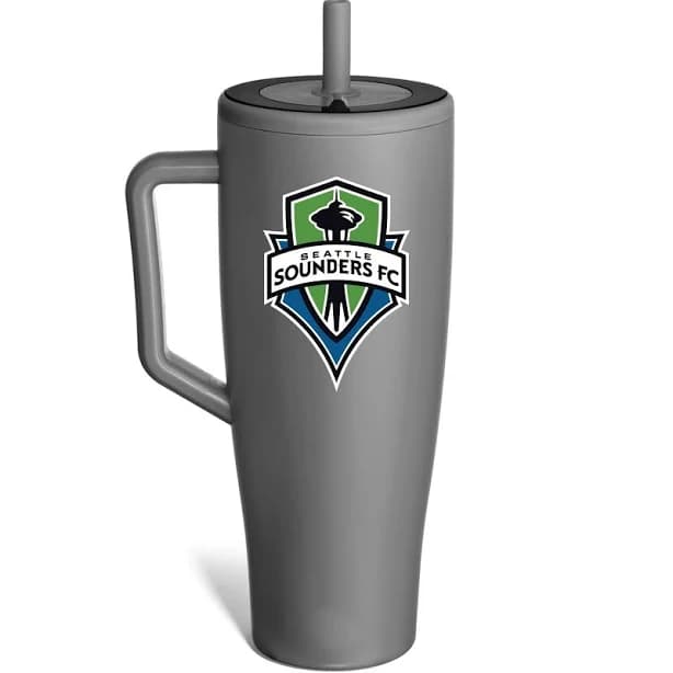 BruMate Era Tumbler with Seatle Sounders and Etched Primary Logo