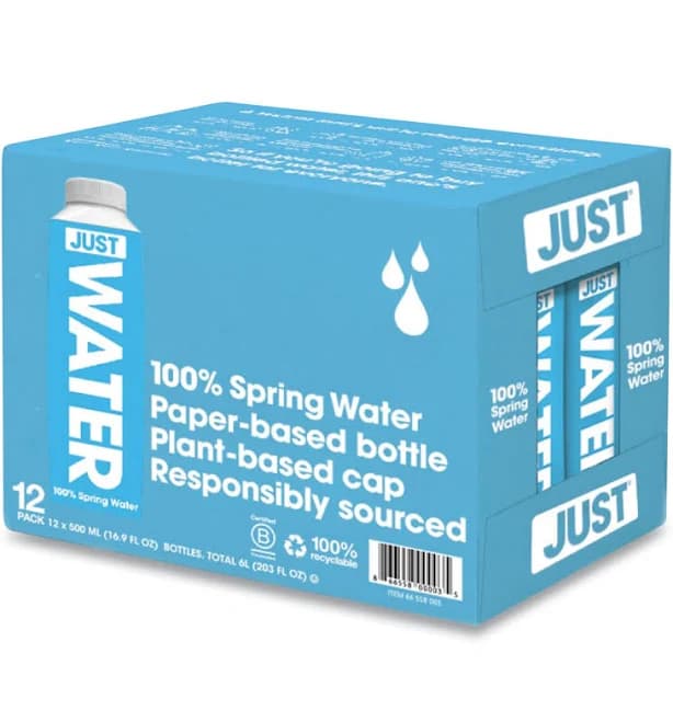 Just Water Spring Water, 16.9 oz, 12/Carton (JGD00003)