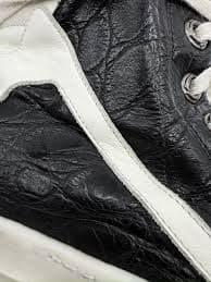 Chrome Hearts Rick Owens Crocodile Leather Geobasket Sneaker
