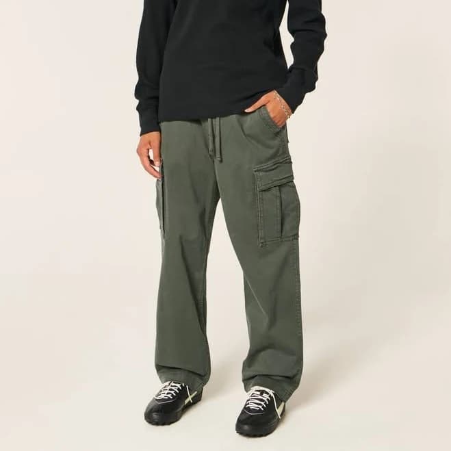 Hollister Men's Baggy Cargo Pants