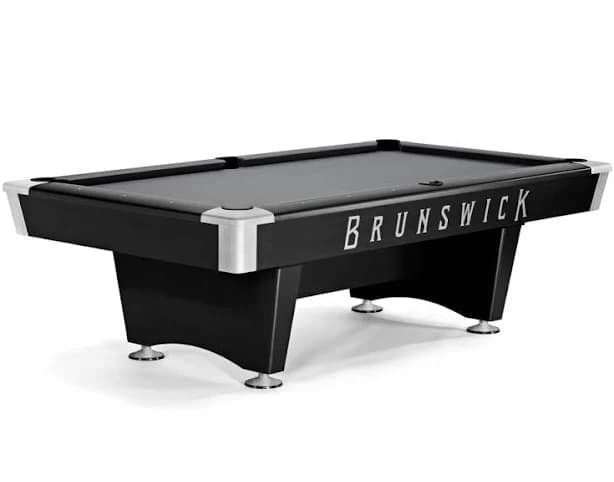 Black Wolf Pro 8' Pool Table | Brunswick Billiards Drop Pocket