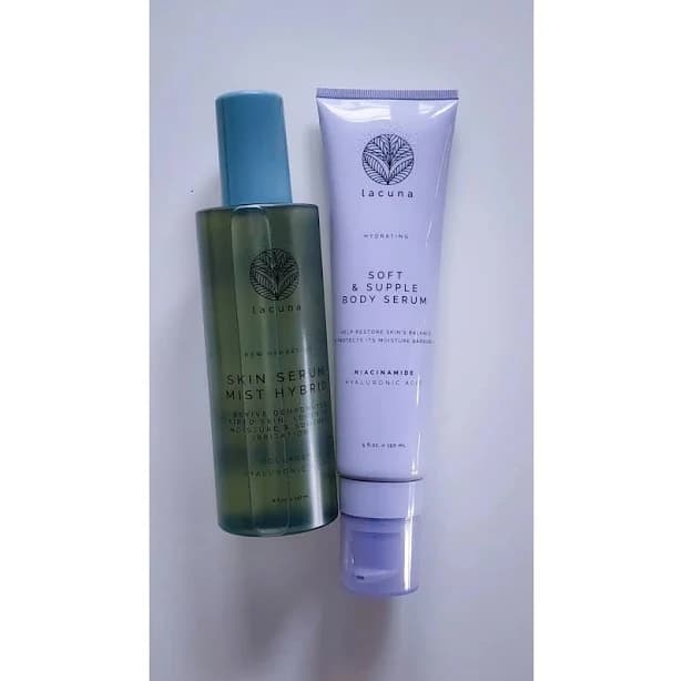 Lacuna Hydration Duo Skin Serum Mist Hybrid + Soft & Supple Body Serum2