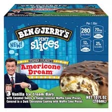 Ben & Jerry's Pint Slices Ice Cream Bars Americone Dream