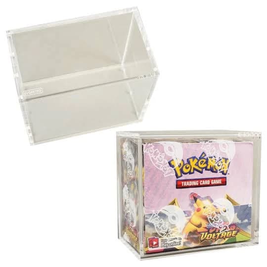 Evoretro: Acrylic Display Case for Booster Boxes / Elite Trainer Boxes Ver. 2 (Magnetic)