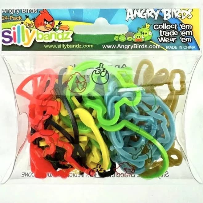 PICK & CHOOSE Sillybandz 24 Pack Shaped Silicone Bracelets