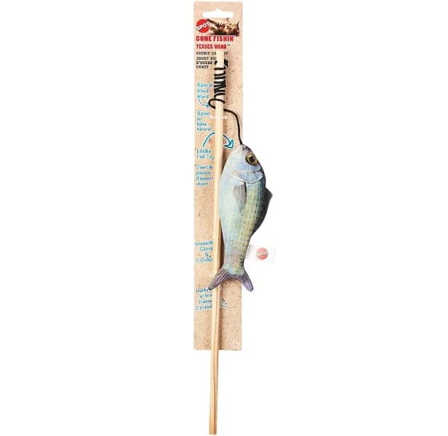 Ethical Spot Gone Fishin Teaser Wand Cat Toy