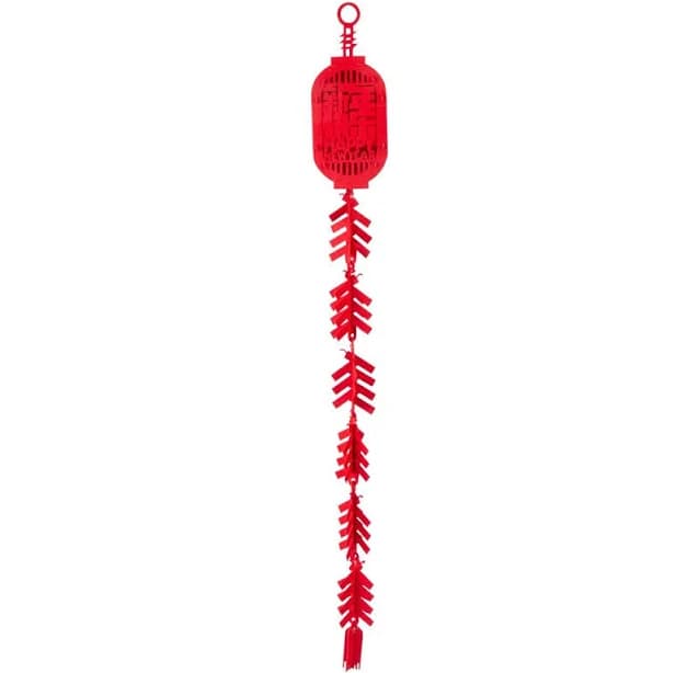 Chinese New Year Firecracker Felt String Lantern