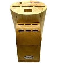 Cuisinart Wood Storage Cutting Knife Block 13 Slots Seperates Into 2 Blocks