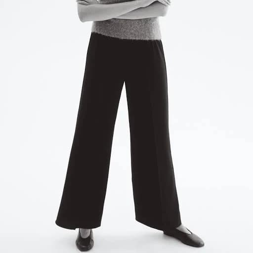 Ladies h&m Dark Straight-Leg Pants