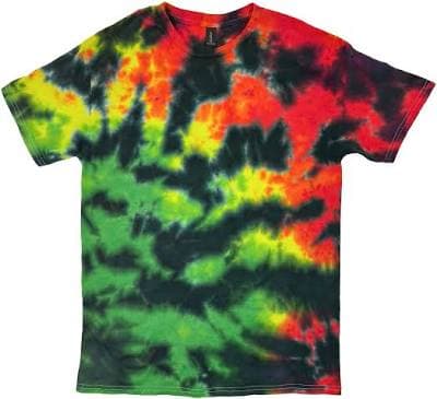 Rasta Splat Tie Dye T-Shirt