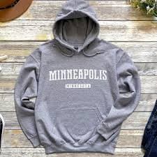Minneapolis Hoodie | Minneapolis Minnesota Pullover Hoodie | Mpls, Twin Cities | eBay